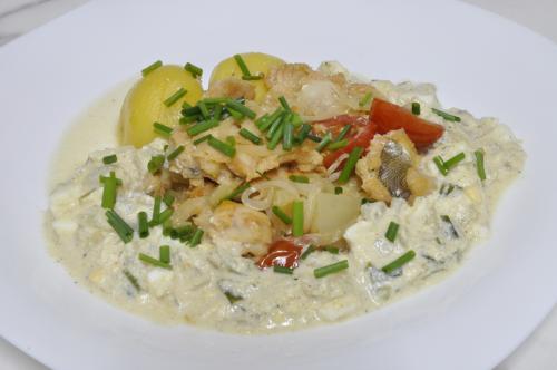 Rybí kousky s vaječnou omáčkou  – Snadné Miš - Maš recept, zvládnete za Do 30 minut